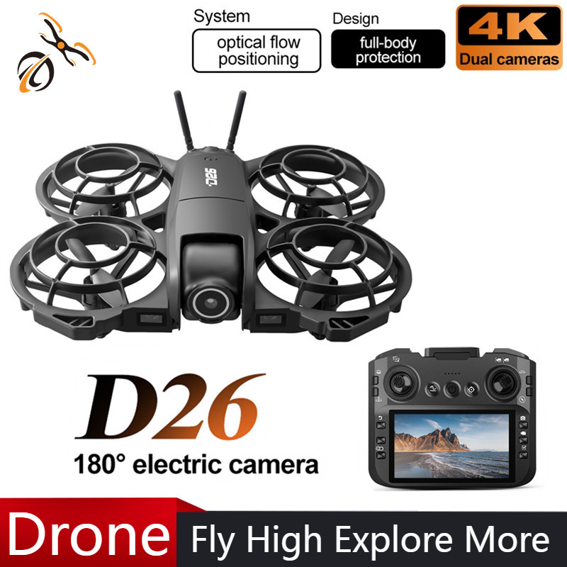 D26 Drone 4K Aerial HD 180° Ca - огляд і ціна Rc Helicopter Case
