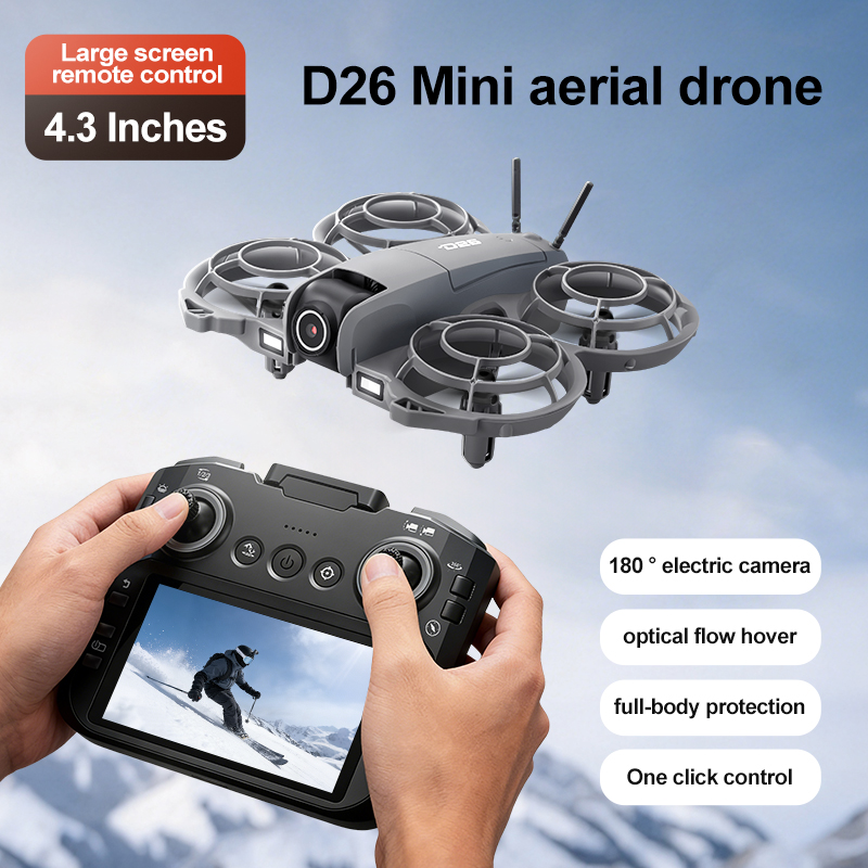 D26 Drone 4K Aerial HD 180° Ca - огляд і ціна Rc Helicopter Case
