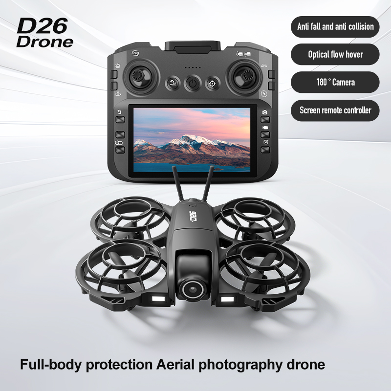 D26 Drone 4K Aerial HD 180° Ca - огляд і ціна Rc Helicopter Case