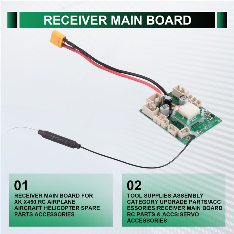 B78B-Receiver Main Board For W - огляд і ціна Rc Helicopter Servo