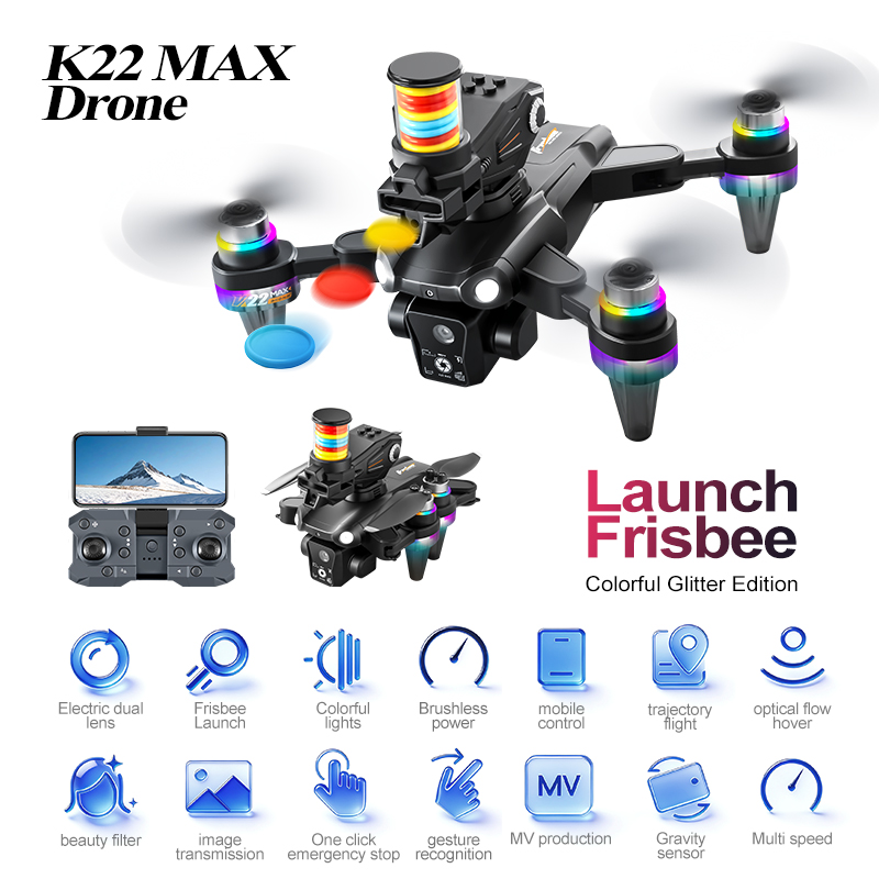 JCMO K22 MAX Frisbee Launch Dr - огляд і ціна Rc Helicopter Case